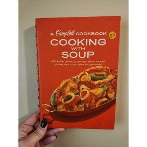 Campbell Soup Cooking With Soup CookBook 1974